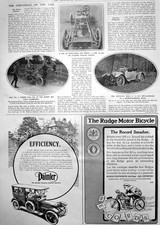 Old Print Humber Side Car Six
