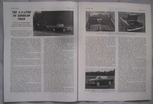 1965 sunbeam tiger - 1965,