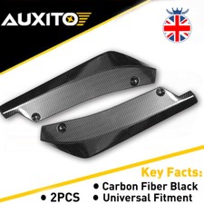 2pcs Rear Bumper Lip Splitter Diffuser Canards Suitable For Most Cars UK STOCK