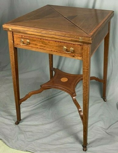 Edwardian mahogany envelope - edwardian,