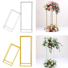 White / Gold Metal Wedding Art