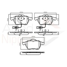 Brake Pads Set For VW Passat