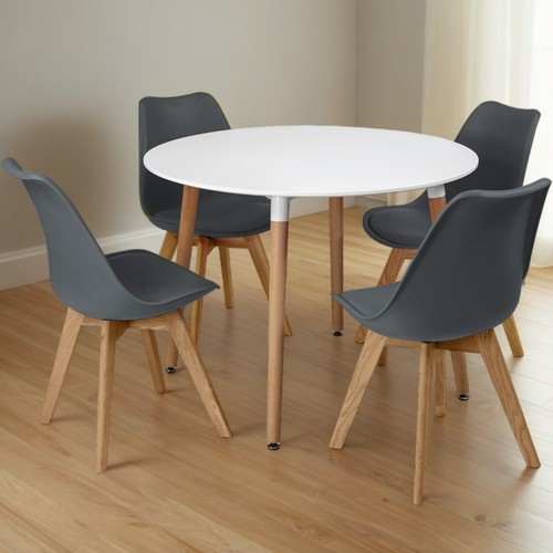 Circular dining table set - circular,