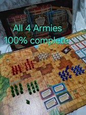 100% CAMPAIGN Waddingtons Board Game 1971 - 100% Complete - War Stragety -Used