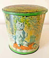 Vintage Westie Terrier Tin -