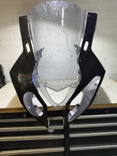 BMW S1000RR Carbon Style Headlight Panel Nose Cone Cover Fairing 2009-2014