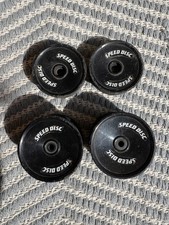 Rc Tamiya Madcap Front Rear Wheels Vintage 58082 Parts Spares Hex Hub Set X4