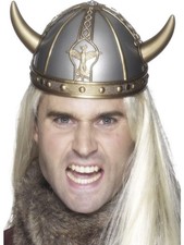 Smiffys Viking Helmet, Gold &