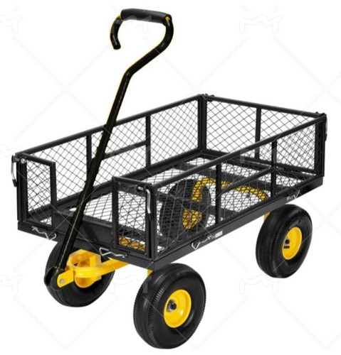 Steel garden wagon cart heavy - steel,