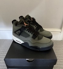 Undefeated x Air Jordan 4 Retro 2025 Green UK 🇬🇧 Size 7.5 2025 custom