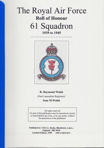Roll honour squadron - of,