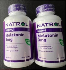 2 PACK!!! Natrol Melatonin, 3