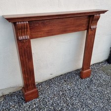 Solid Oak Fire Surround Fireplace Antique Style
