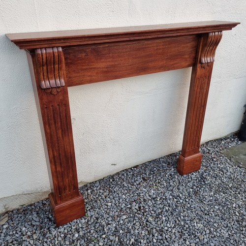 Solid oak fire - oak, surround