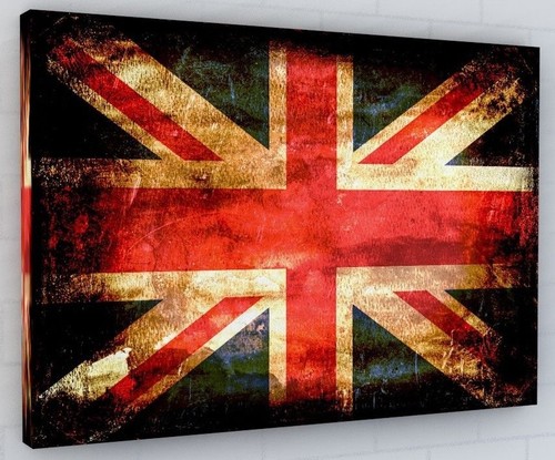 Union jack flag canvas wall - union,