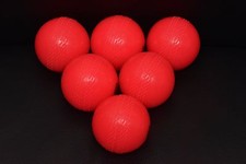 Cricket Wind Balls Orange Pink Yellow Youth Adult (Pack of 6, 12)