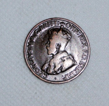 Australia George V 1915 (H) Half penny V.G condition coin.