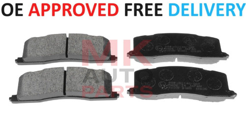 Rear brake pad set - pad, toyota