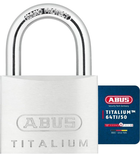 Abus titalium padlock - titalium, 50mm