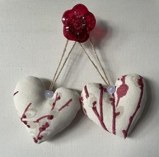 Pair Of Heart Door Hangers in