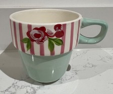 M&S Stackable Hand Painted Mug