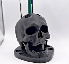 Skull Pen Holder Desk