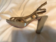 Vanilla Moon Size 4 (37eu) Strappy Sandals . Leather , Khaki/ Brown,  Quality.