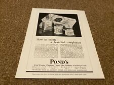 PLPS30 ADVERT11X8 POND'S COLD CREAM. CLEANSING TISSUES. SKIN FRESHENER