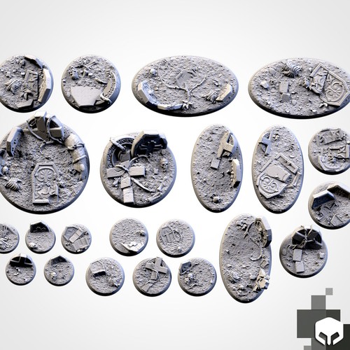 Graveyard base toppers - graveyard,