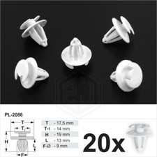 20x Door Card Trim Clips Panel