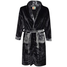 Kids Boys Girls Bathrobe Plain