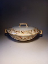 Johnson Brothers "Victorian" Art Deco Covered Ceramic Tureen