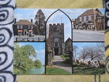 Vintage 1986 Appledore Multi View Real Photo Postcard