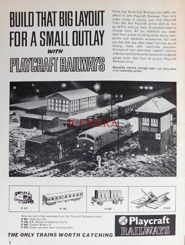 Playcraft model railway sets - model,
