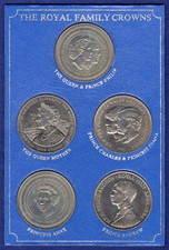 Royal Family 5x Crown Set