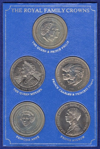 Royal family crown - royal, set