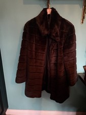 BNWOT Hobbs Faux Fur Coat Size