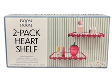 2-PACK HEART SHELF