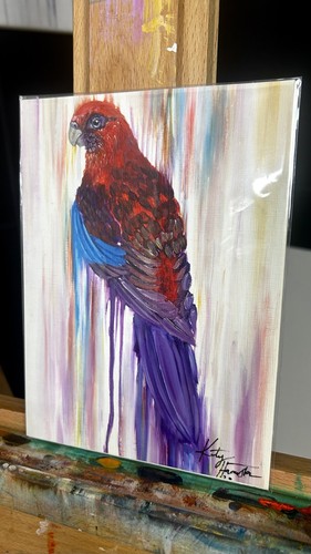 Crimson parrot original - crimson,