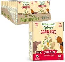 Naturediet - Feel Good Wet Dog Food, Natural and Nutritionally Balanced, Grain 