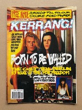 CULT KERRANG NO.266 MAGAZINE NOVEMBER 1989 - CULT Cover with more inside UK