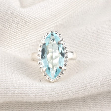 Sky Blue Topaz Gemstone 925