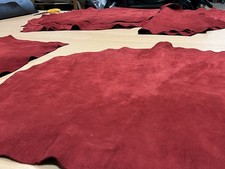 leather hides and suede skins