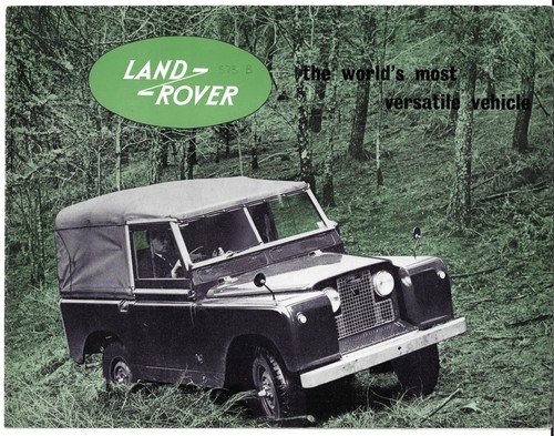 Land rover series 1958 - ii, 1958-1961