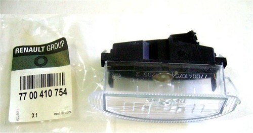Rear license plate light - 1x,
