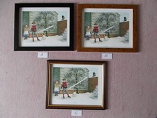 COMICAL POLICE PRINT BY JEDD FRAMED - LIMITED EDITION AND SIGNED (C)