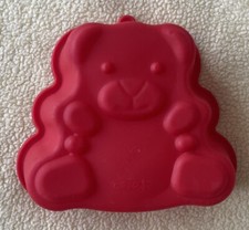 Silicone Teddy Bear Cake Mould, Approximately 4.5x3.5x1.5”
