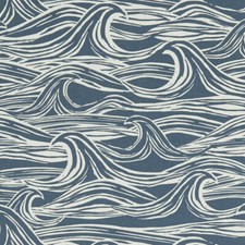 Clarke and Clarke Surf Navy 100% Cotton Fabric 