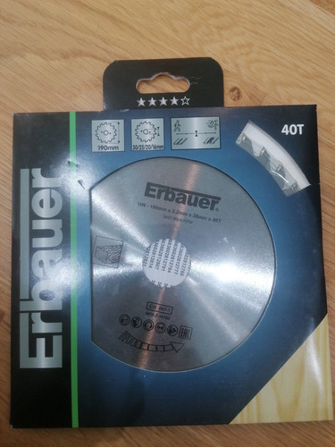 Erbauer 190mm 30mm - 30mm, wood