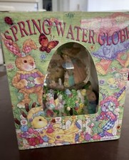 6" Easter Egg Water Globe